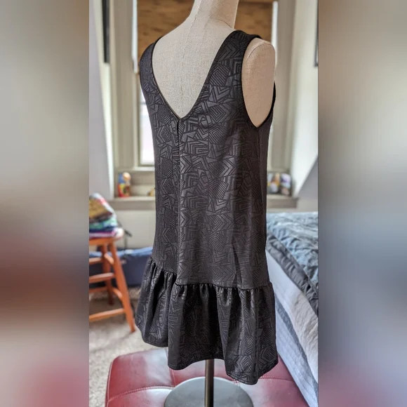 A- Line Drop Waist Tank Mini Dress - Picture 6 of 6
